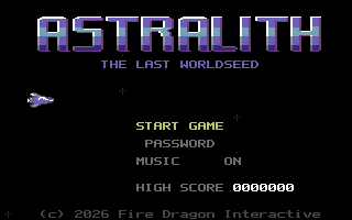 Astralith: The Last Worldseed — Commodore 64 game screenshot 1