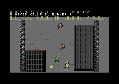 Black Horizon: Cinder Protocol — Commodore 64 game screenshot 3