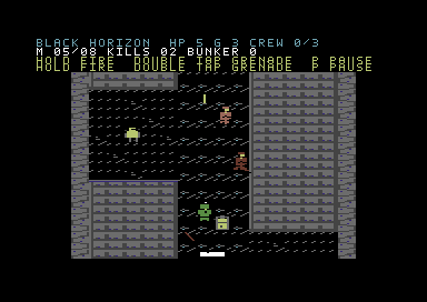Black Horizon: Cinder Protocol — Commodore 64 game screenshot 4