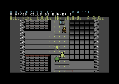 Black Horizon: Cinder Protocol — Commodore 64 game screenshot 5