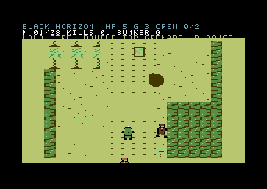 Black Horizon: Cinder Protocol — Commodore 64 game screenshot 2