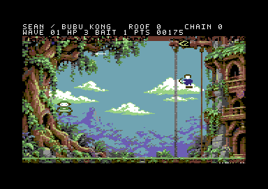 Bubu Kong’s Revenge — Commodore 64 game screenshot 2
