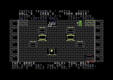 Castle Trouble — Commodore 64 game screenshot 2