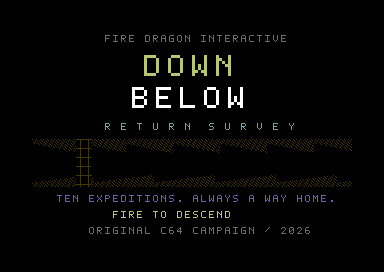 Down Below — Commodore 64 game screenshot 1