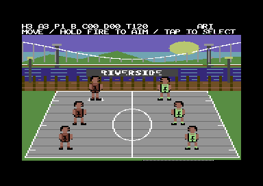 Junior Dodgeball Championships — Commodore 64 game screenshot 3