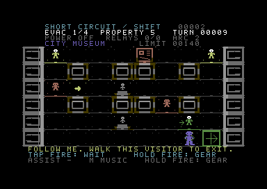 Short Circuit — Commodore 64 game screenshot 2