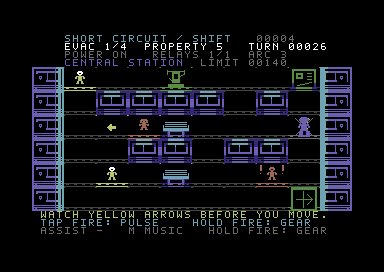 Short Circuit — Commodore 64 game screenshot 3