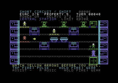 Short Circuit — Commodore 64 game screenshot 4