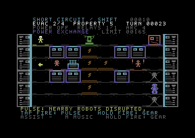 Short Circuit — Commodore 64 game screenshot 7