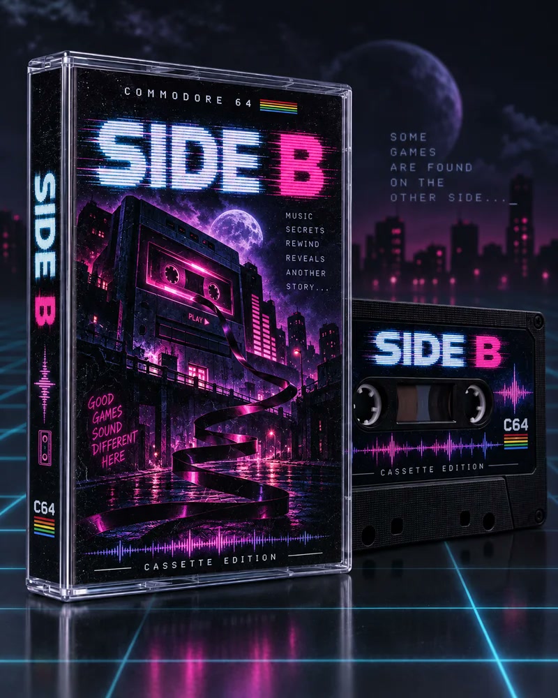 Side B — Commodore 64 cover illustration