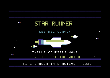 Star Runner — Commodore 64 game screenshot 1