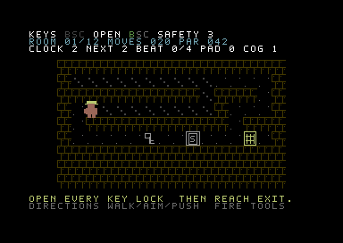 The Iron Maze — Commodore 64 game screenshot 2