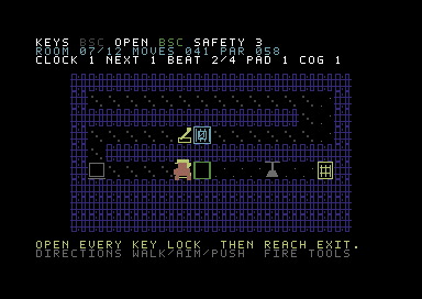 The Iron Maze — Commodore 64 game screenshot 5