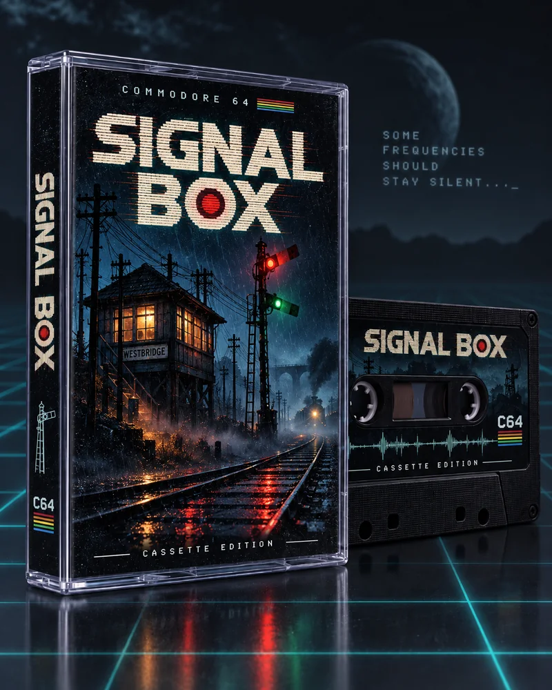 Signal Box — Commodore 64 native title artwork