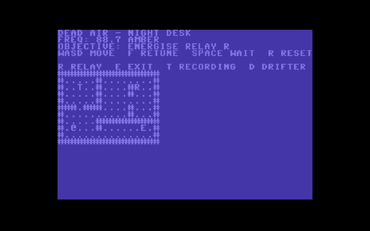 Dead Air — Commodore 64 runtime screenshot 2