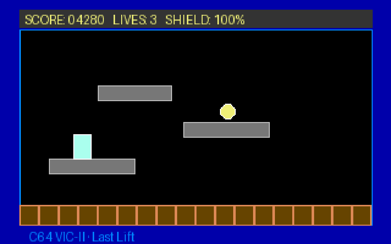 Last Lift — Commodore 64 runtime screenshot 1