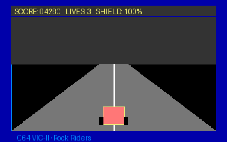 Rock Riders — Commodore 64 runtime screenshot 1