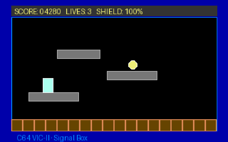 Signal Box — Commodore 64 runtime screenshot 1
