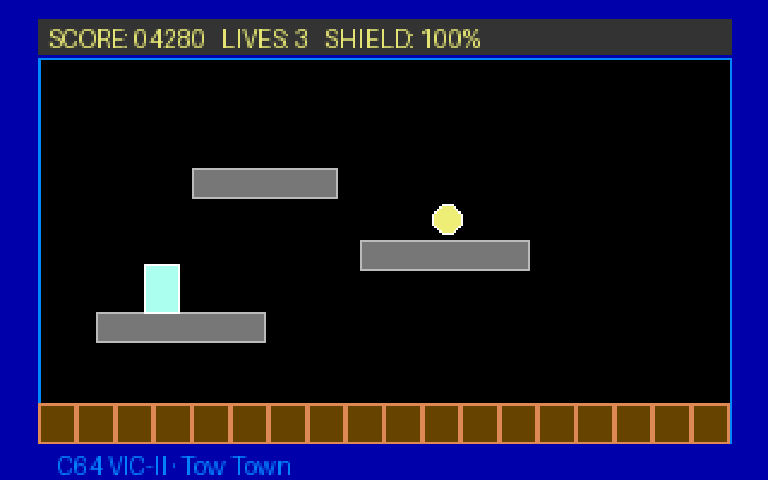 Tow Town — Commodore 64 runtime screenshot 1